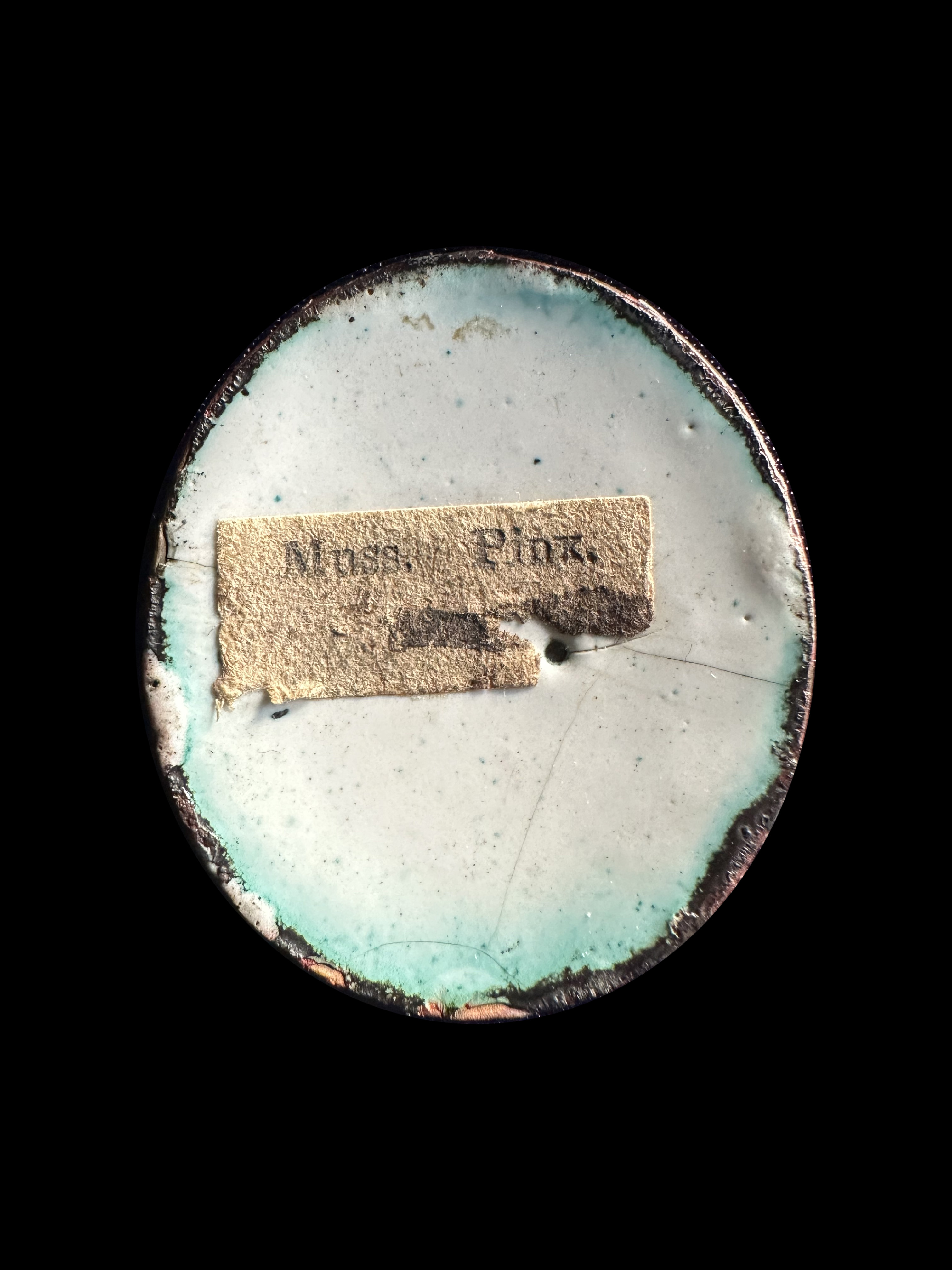 Portrait enamel of William Henry, Prince William, later Duke of Clarence and William IV (1765-1837), wearing a British Naval uniform with a blue sash, powdered hair