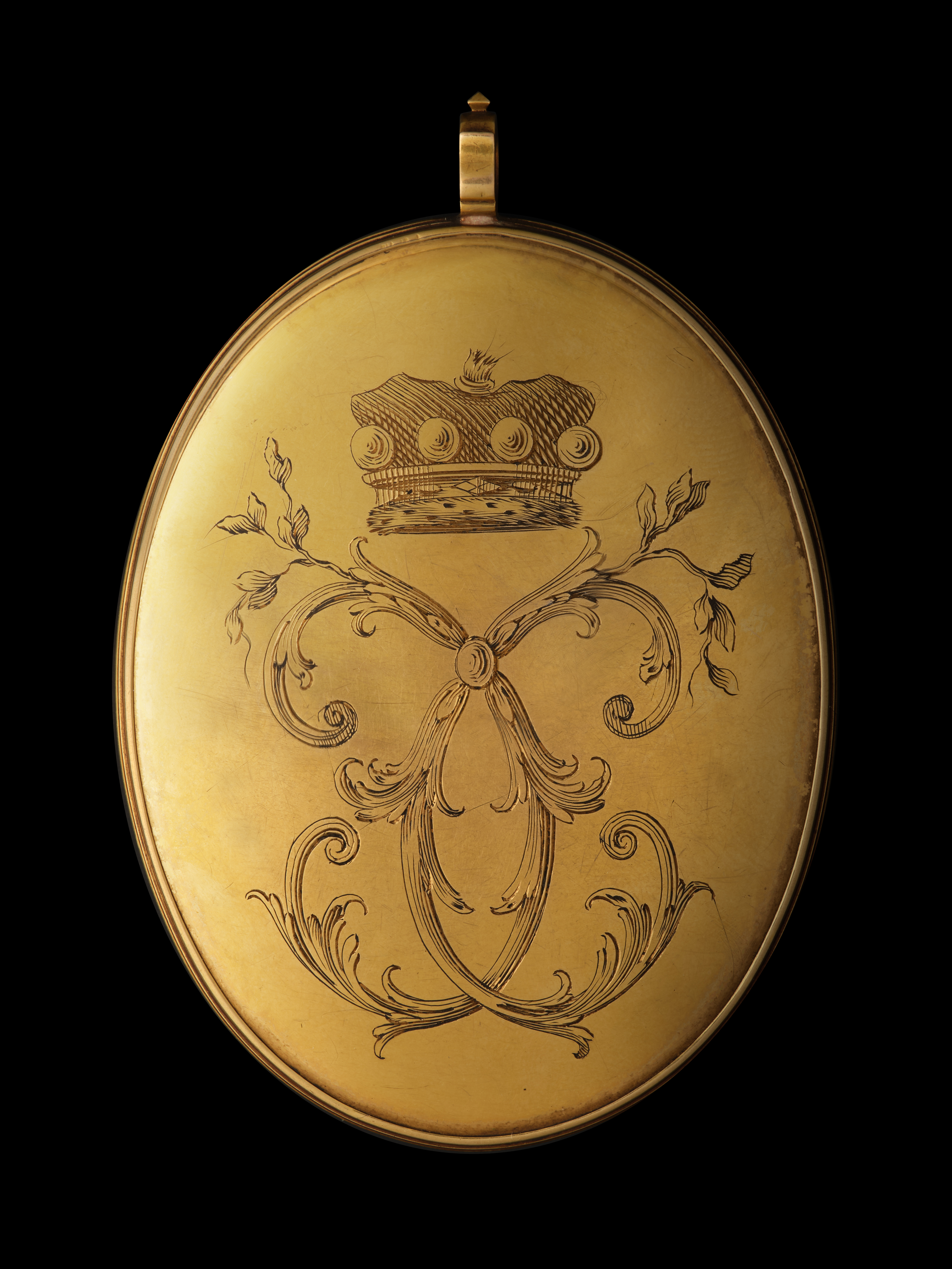 Portrait miniature of James Brydges, 8th Baron Chandos (1642-1714), wearing Turkish dress [1], including fur-lined red pelisse (or kaftan) over blue embroidered waistcoat