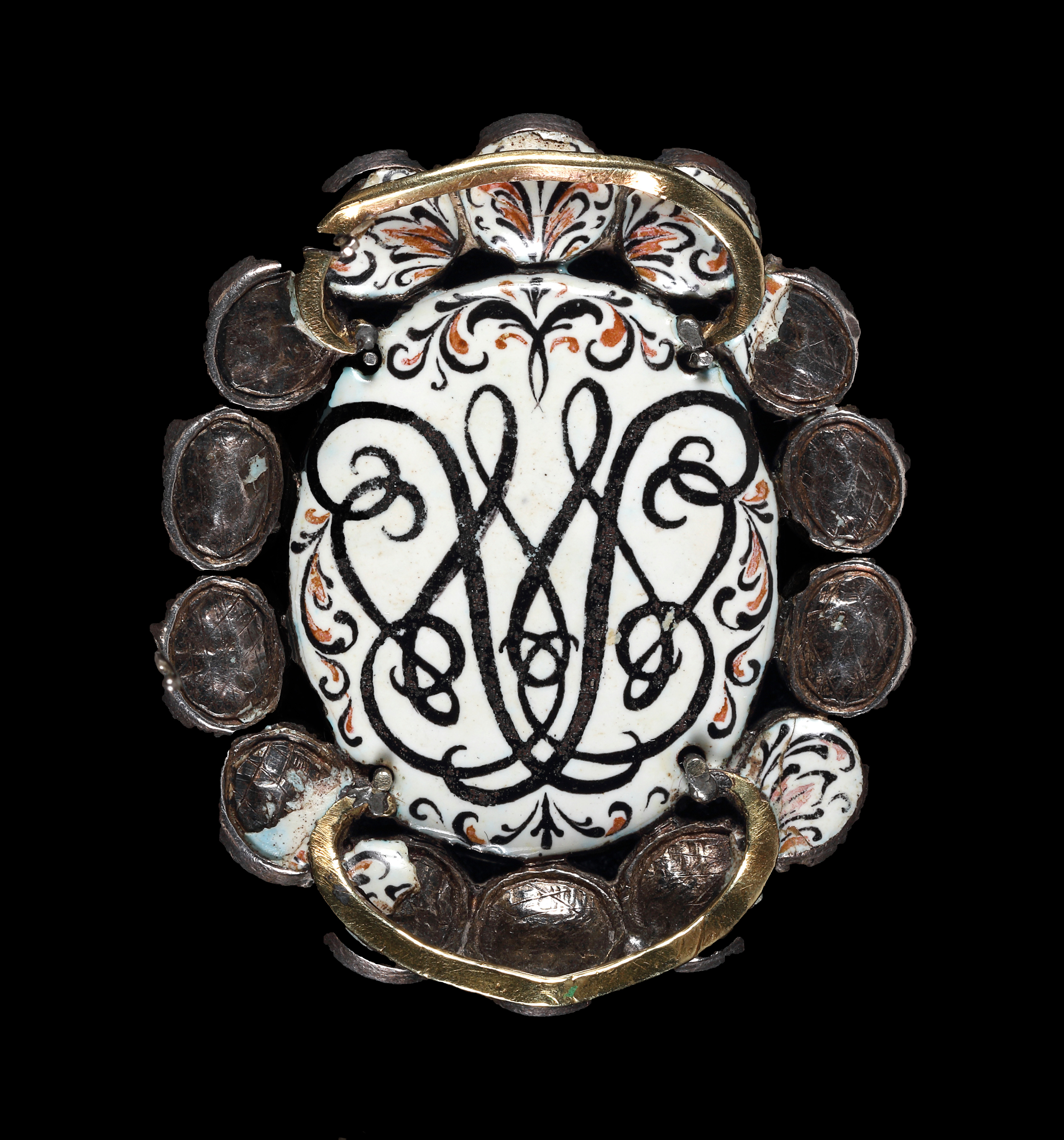 Portrait miniature of a Gentleman, thought to be Edward Montagu, 1st Earl of Sandwich (1625-1672), wearing armour and white lace jabot, his hair worn long and curled