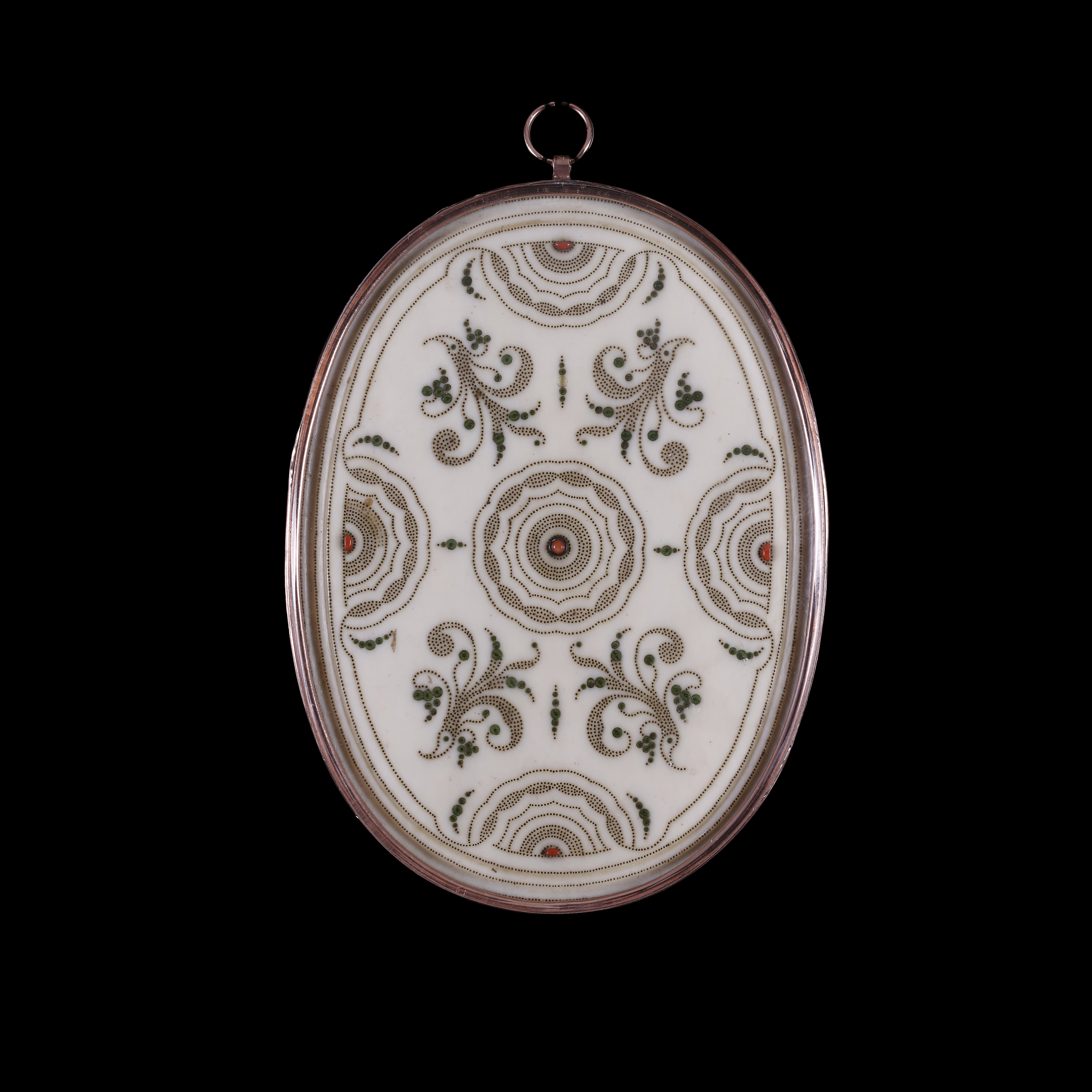 Portrait miniature of a Lady in Venetian dress