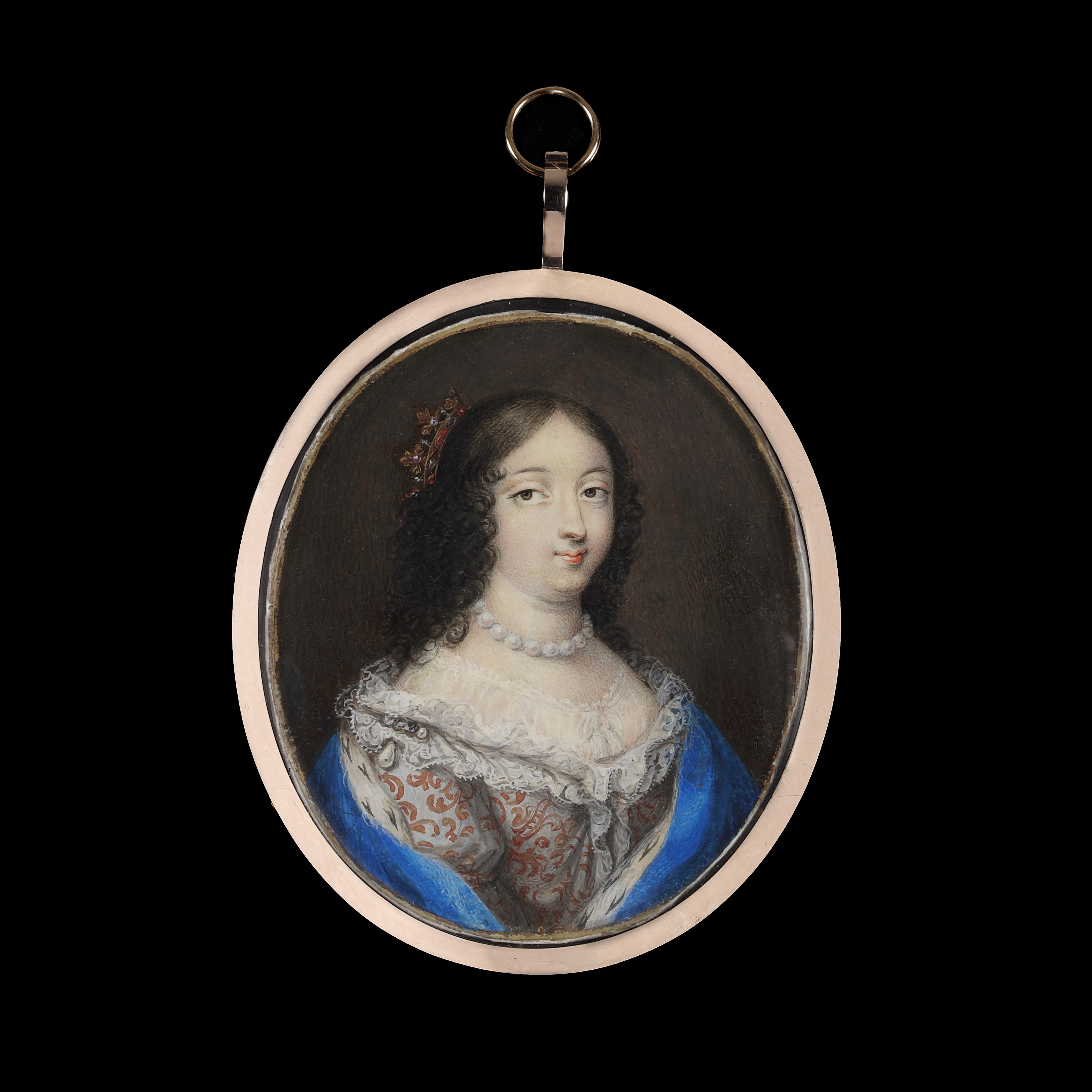 Portrait miniature of a Lady of the French royal family, possibly Anne of Austria (1601-1666), Queen of France