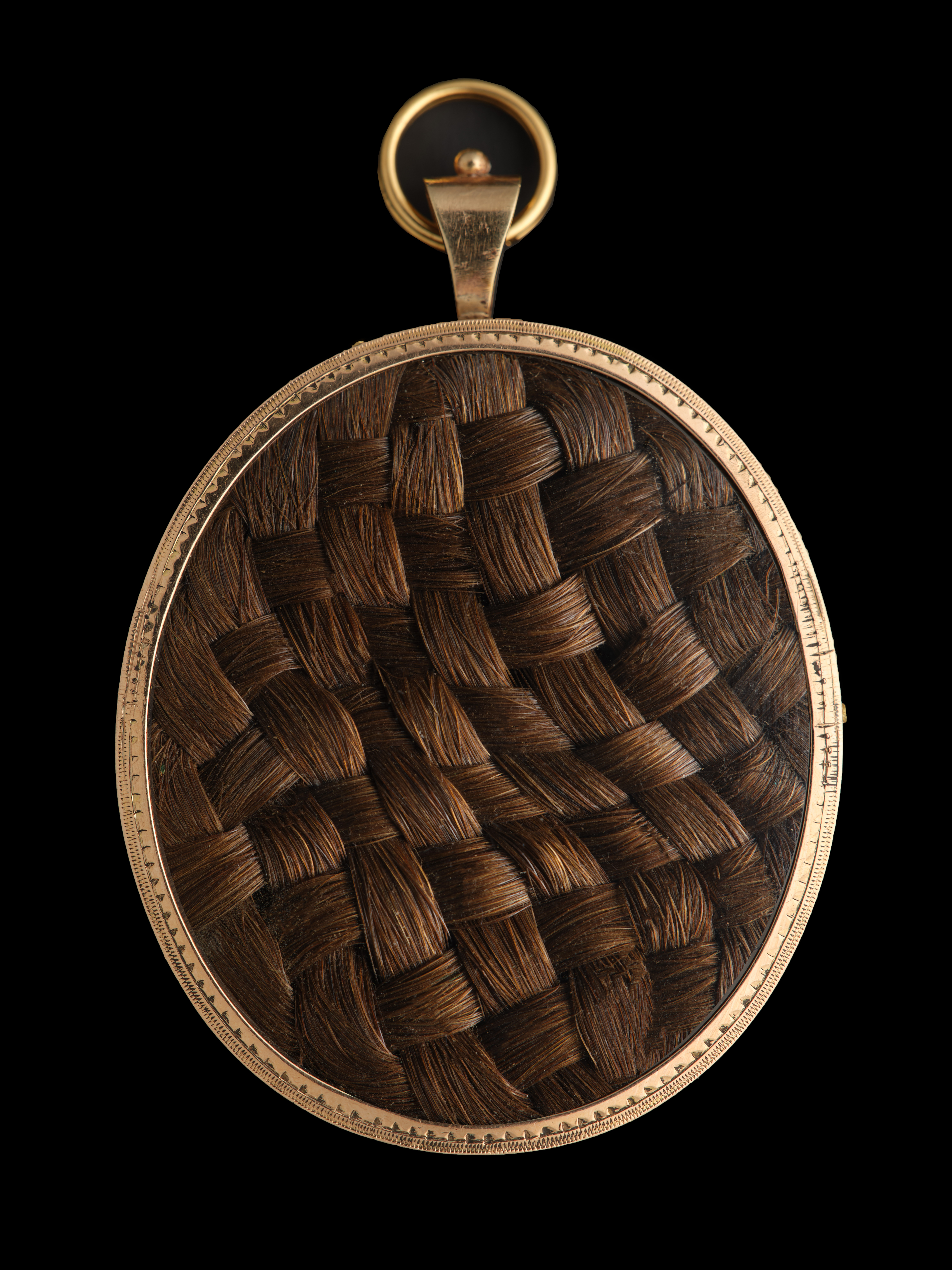 Portrait miniature of a Lady, wearing lace dress with pink embroidery, pink satin bow, a matching turban in her brown hair