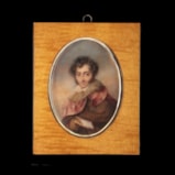 Portrait of Charles Victor, Vicomte d'Arlincourt (1789-1856), wearing fur-trimmed cape