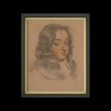 Probably a self-portrait of the artist, wearing lawn collar, his hair long and curled