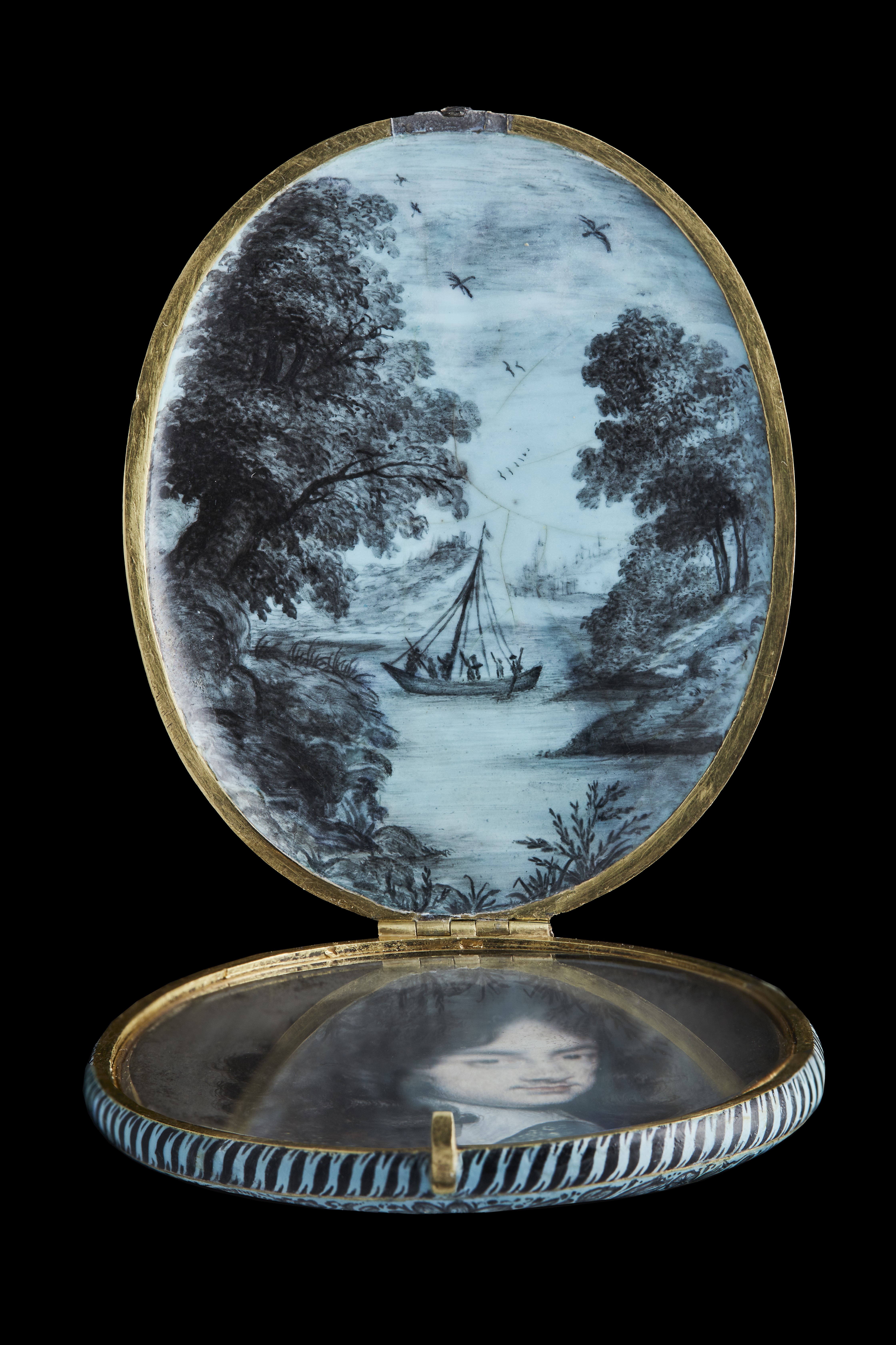 Portrait miniature of King Charles II (1630-85)