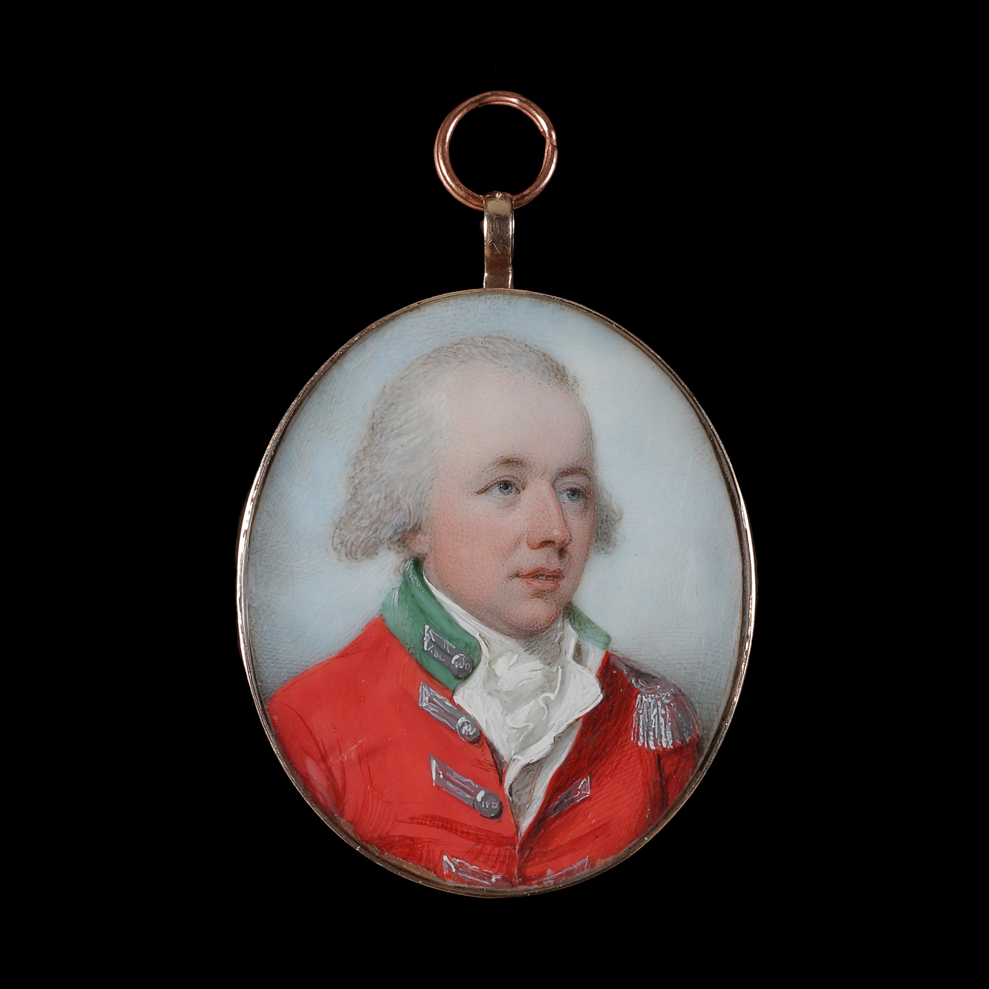 Portrait miniature of Captain Robert Andrews (b.1753)