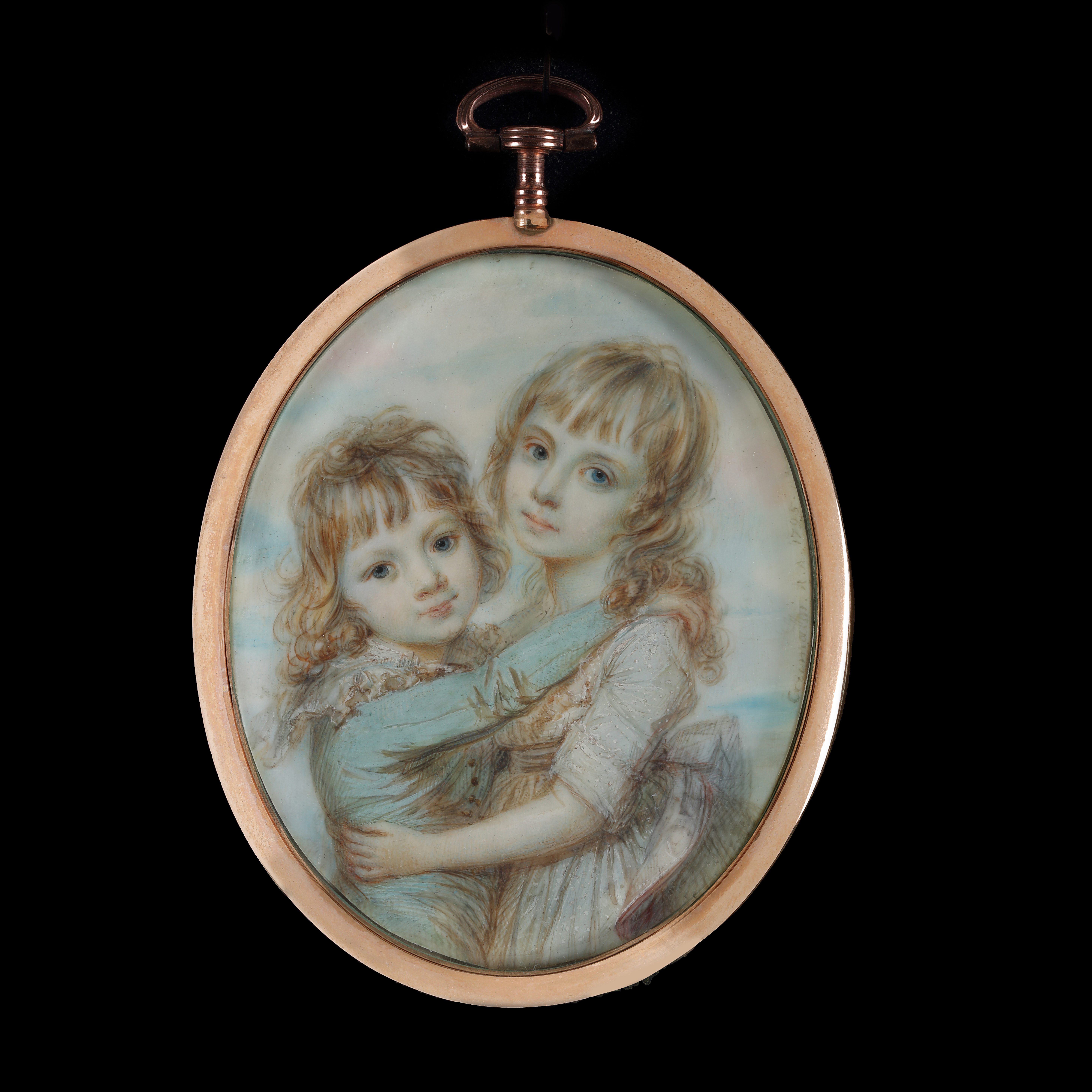 The Cavendish Children, probably Harriet (1785-1862) and Georgiana (1783-1858), as children; 1795