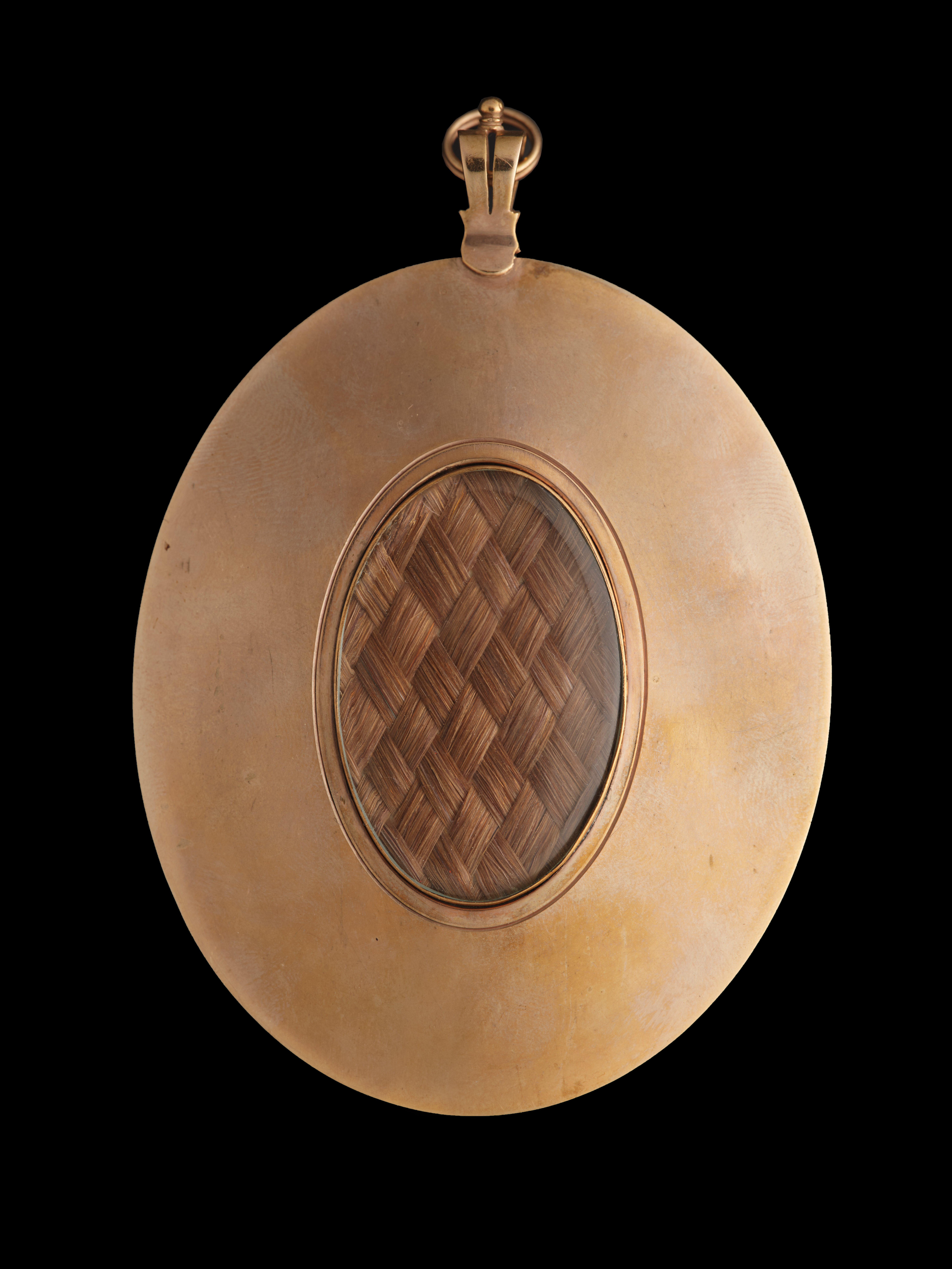 Portrait miniature of a Child, possibly of the Graham family, wearing white cotton smock and holding a spaniel on a stone plinth