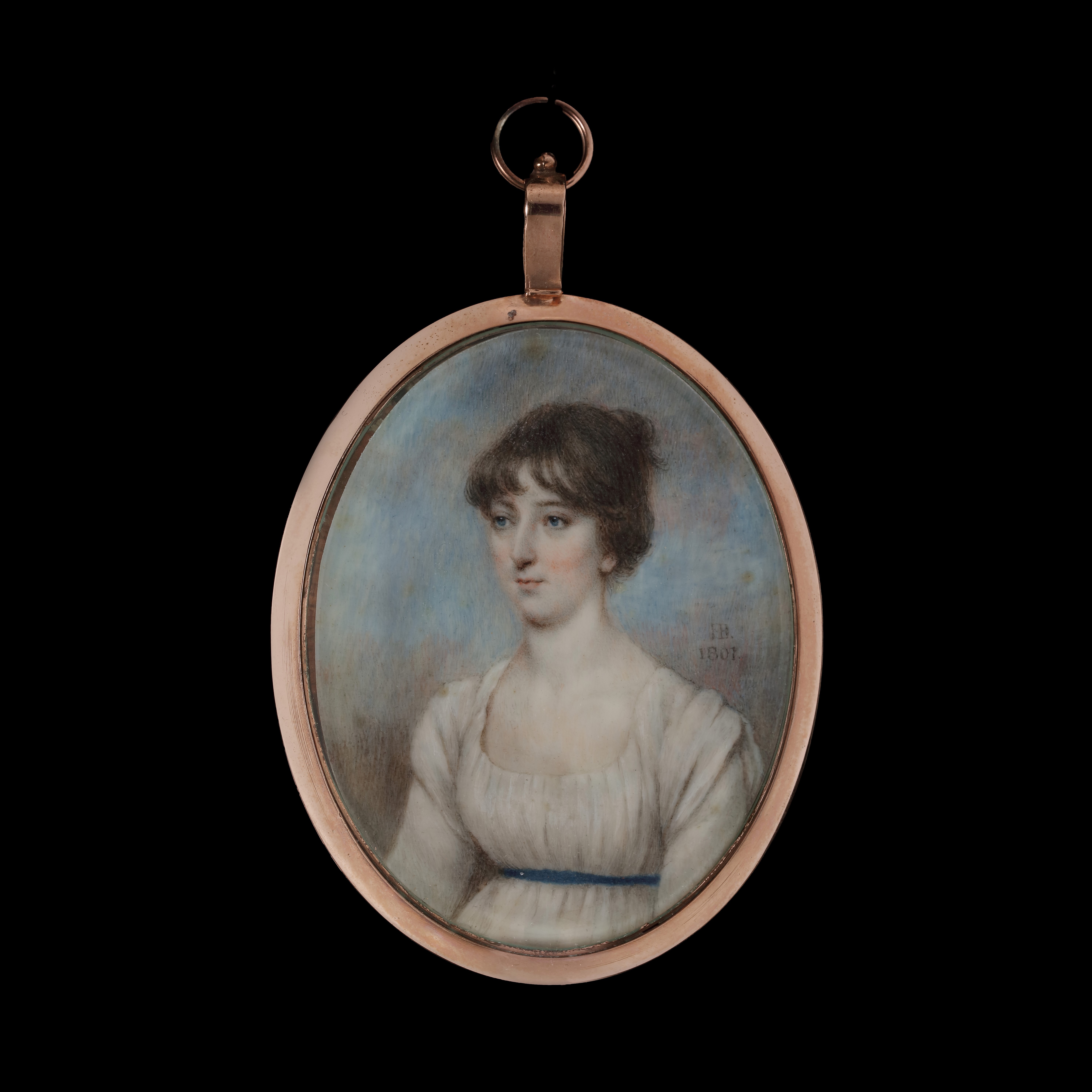 Portrait miniature of The Hon. Mrs Catherine Stewart (née Honyman) (d.1833)