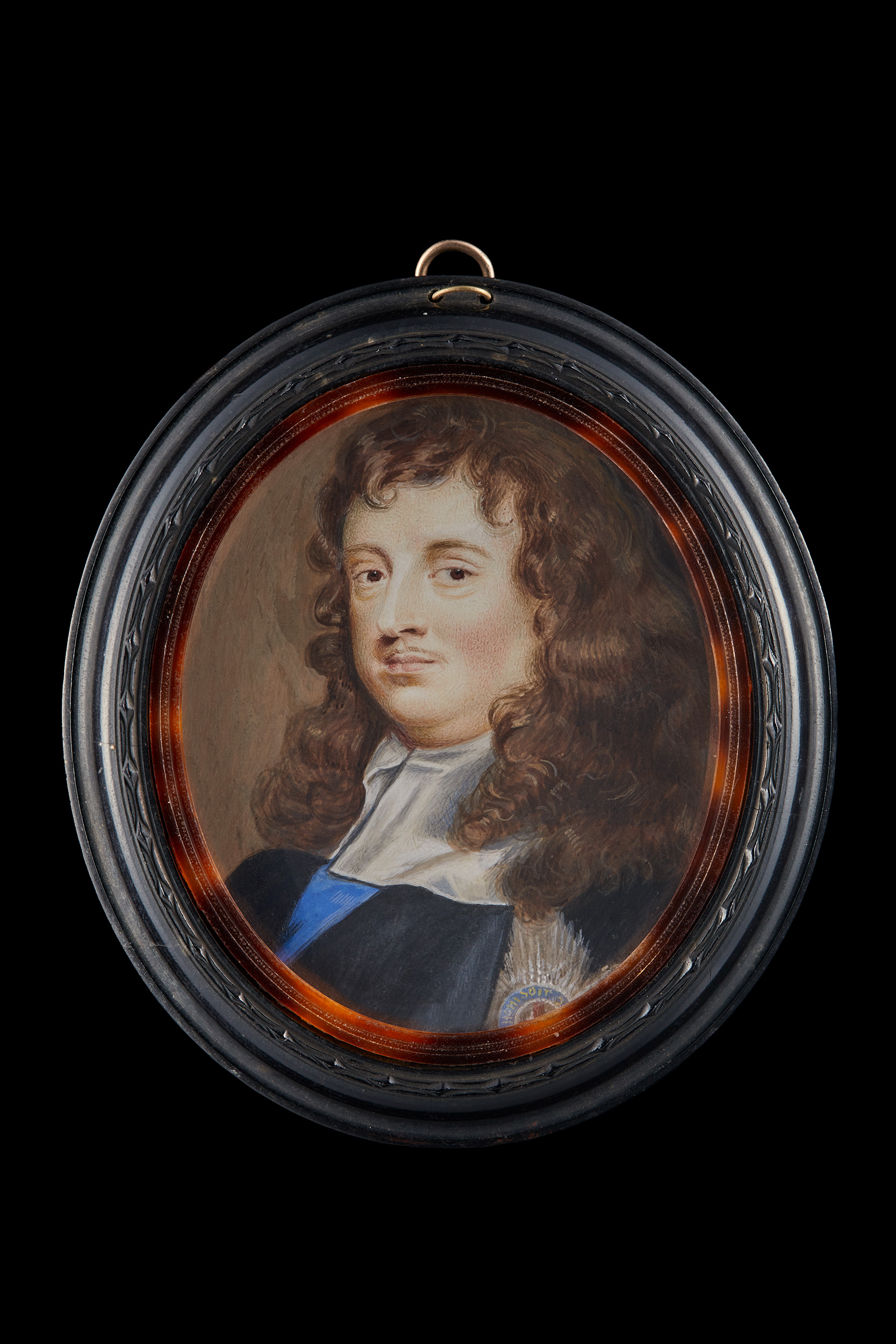 Two portrait miniatures of Jemima, 1st Countess of Sandwich (1625–1674) and her husband, Edward Montagu, 1st Earl of Sandwich (1625–1672)