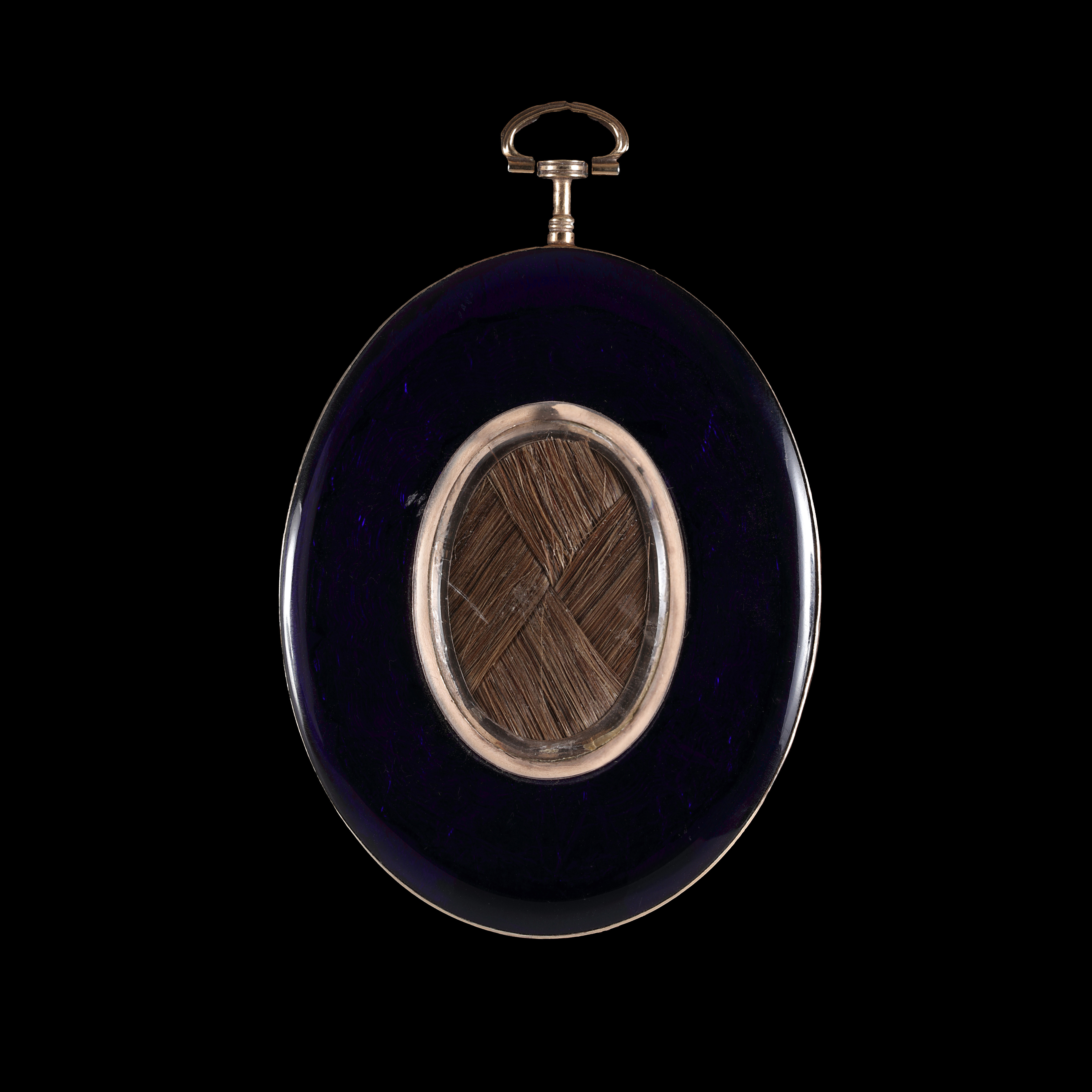 Portrait miniature of John Bowes, 10th Earl of Strathmore (1769-1820), wearing a light blue coat, yellow waistcoat, and white frilled cravat, his hair powdered white