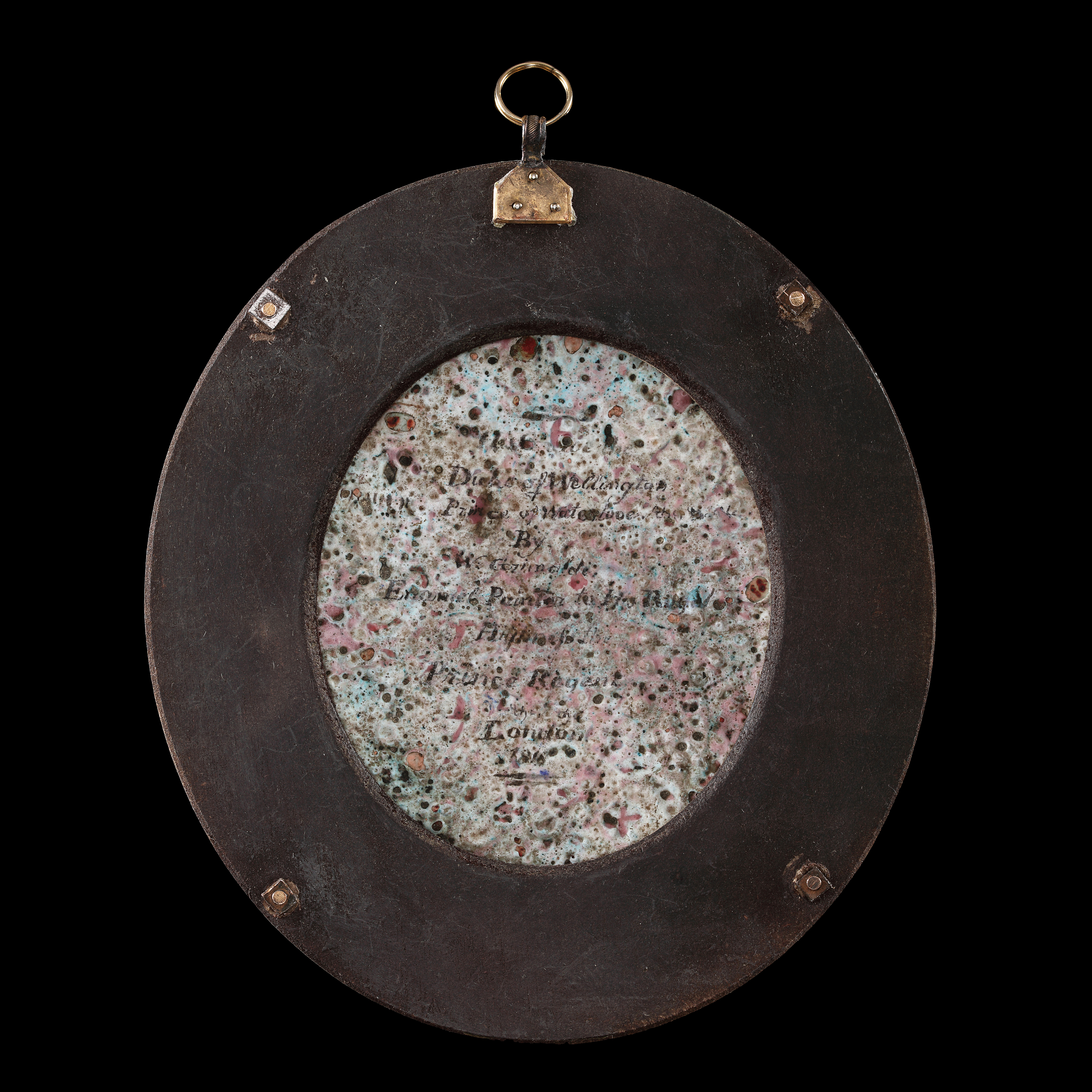 Portrait enamel of Arthur Wellesley, 1st Duke of Wellington (1769-1852), in field marshal’s uniform