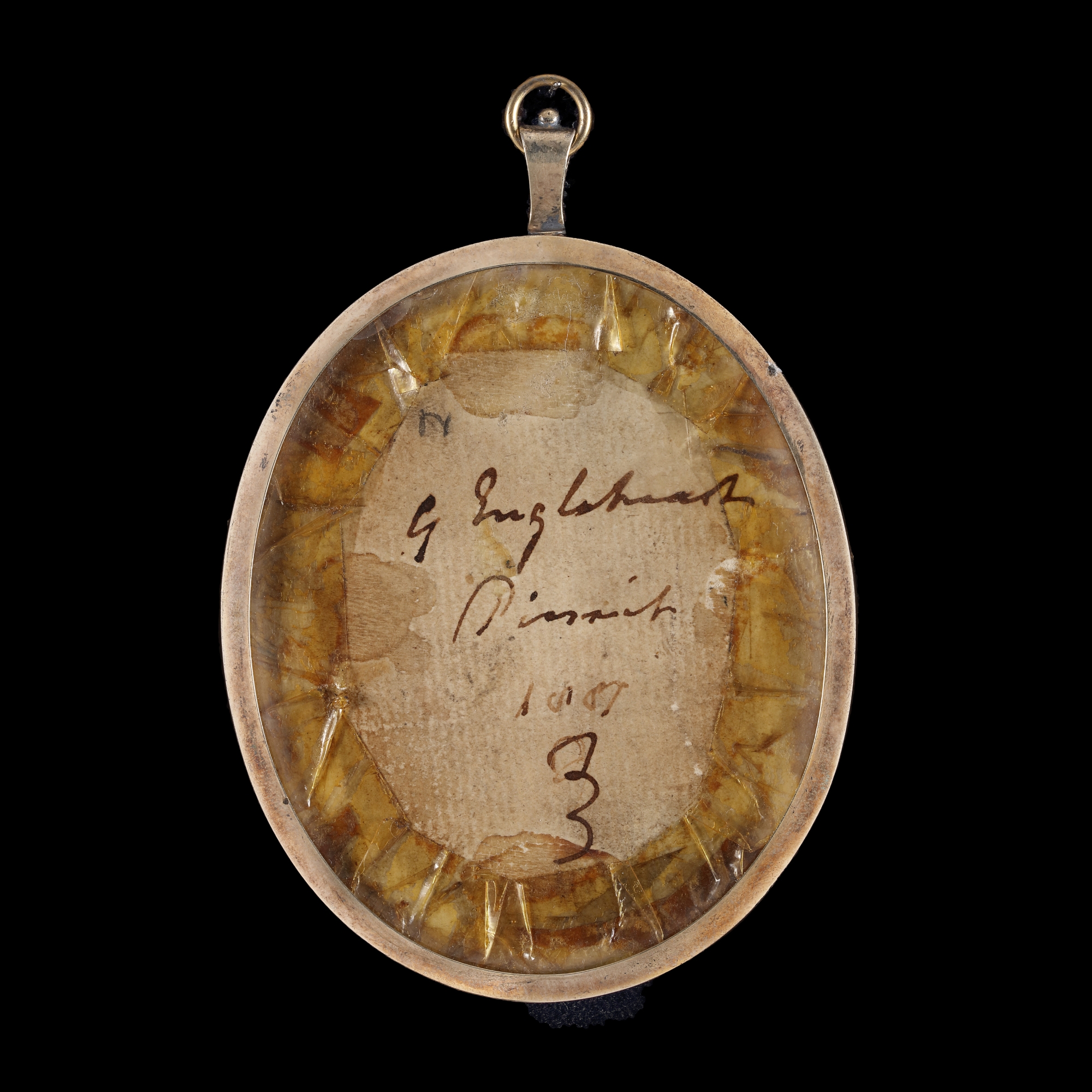 Portrait miniature of a Lady, traditionally identified as Mrs Aitchison, wearing white dress