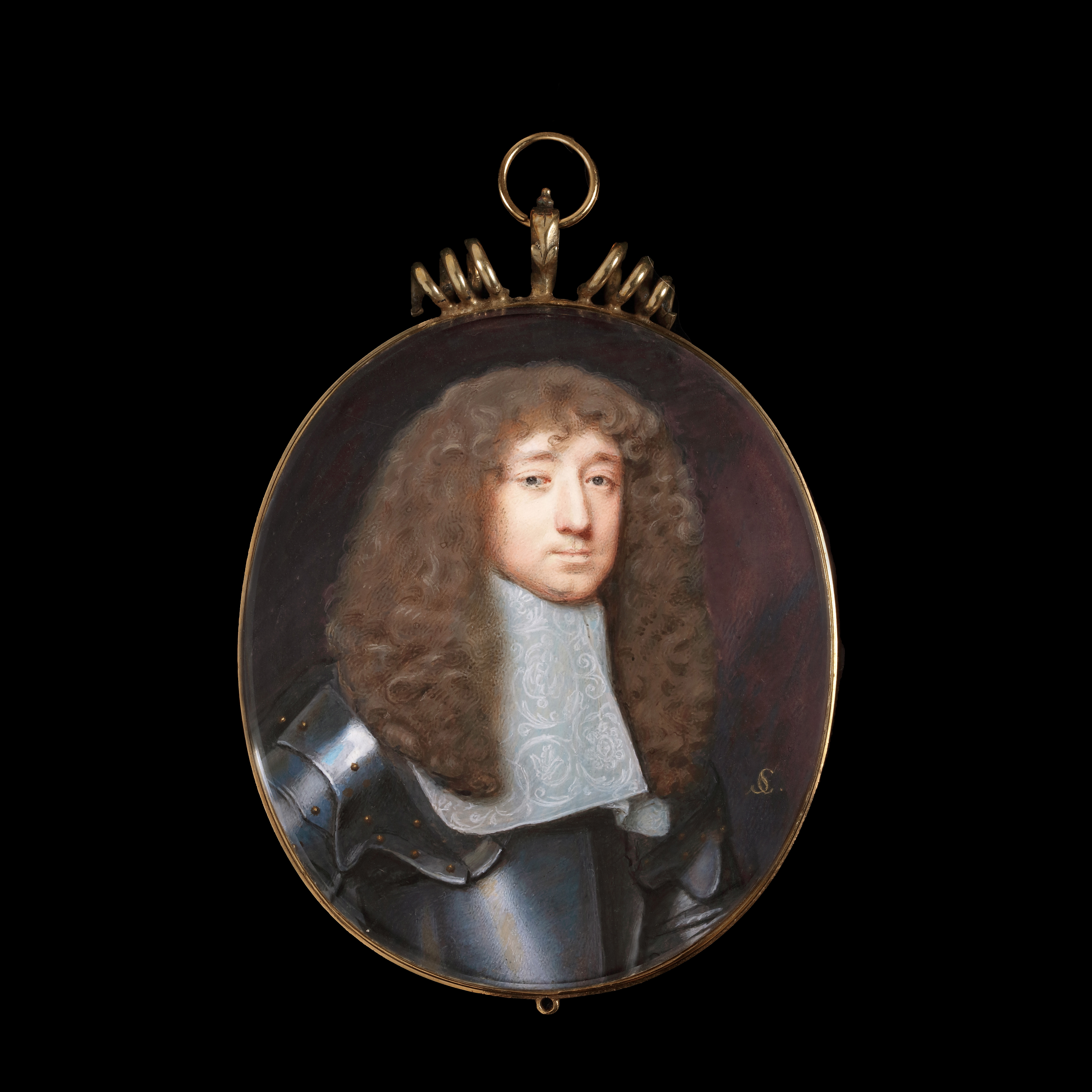 Portrait miniature of Henry Alexander, 4th Earl of Stirling (d.1691); circa 1666