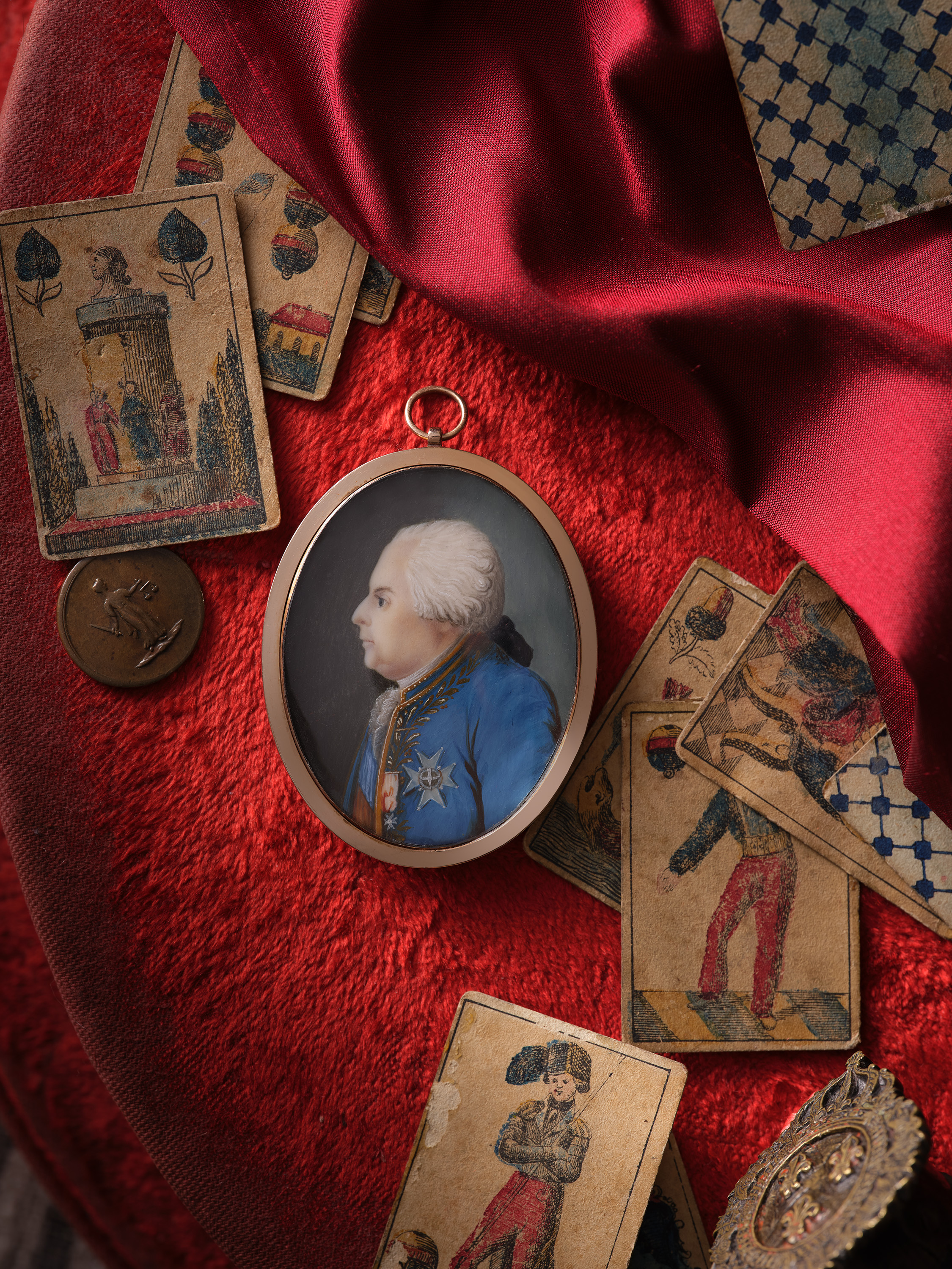 Portrait miniature of Louis XVI (1754-1793), King of France and Navarre (1774-1792), 