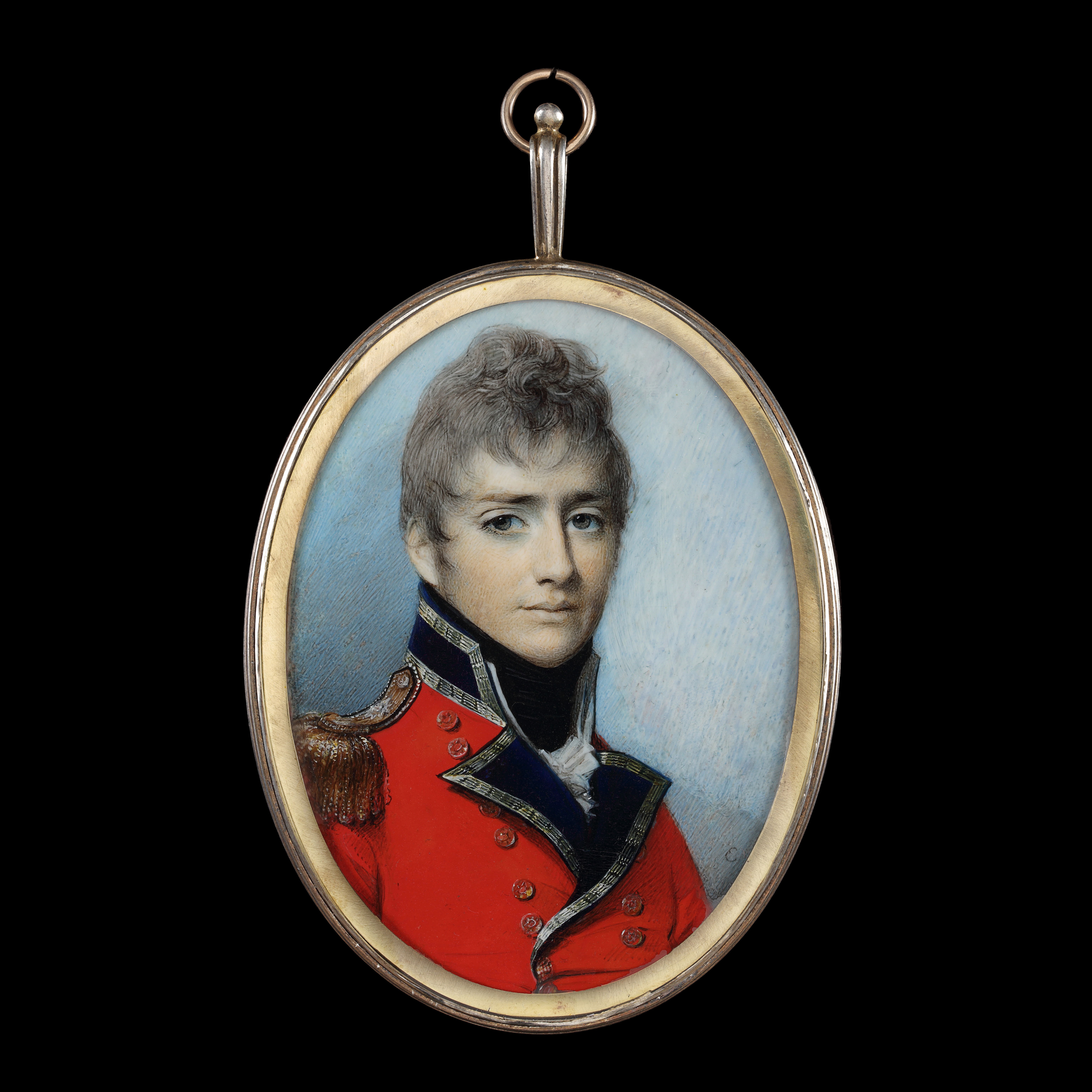 Portrait miniature of General Sir Thomas Brotherton (1785-1868), wearing the uniform of a Colonel of the Coldstream Guards