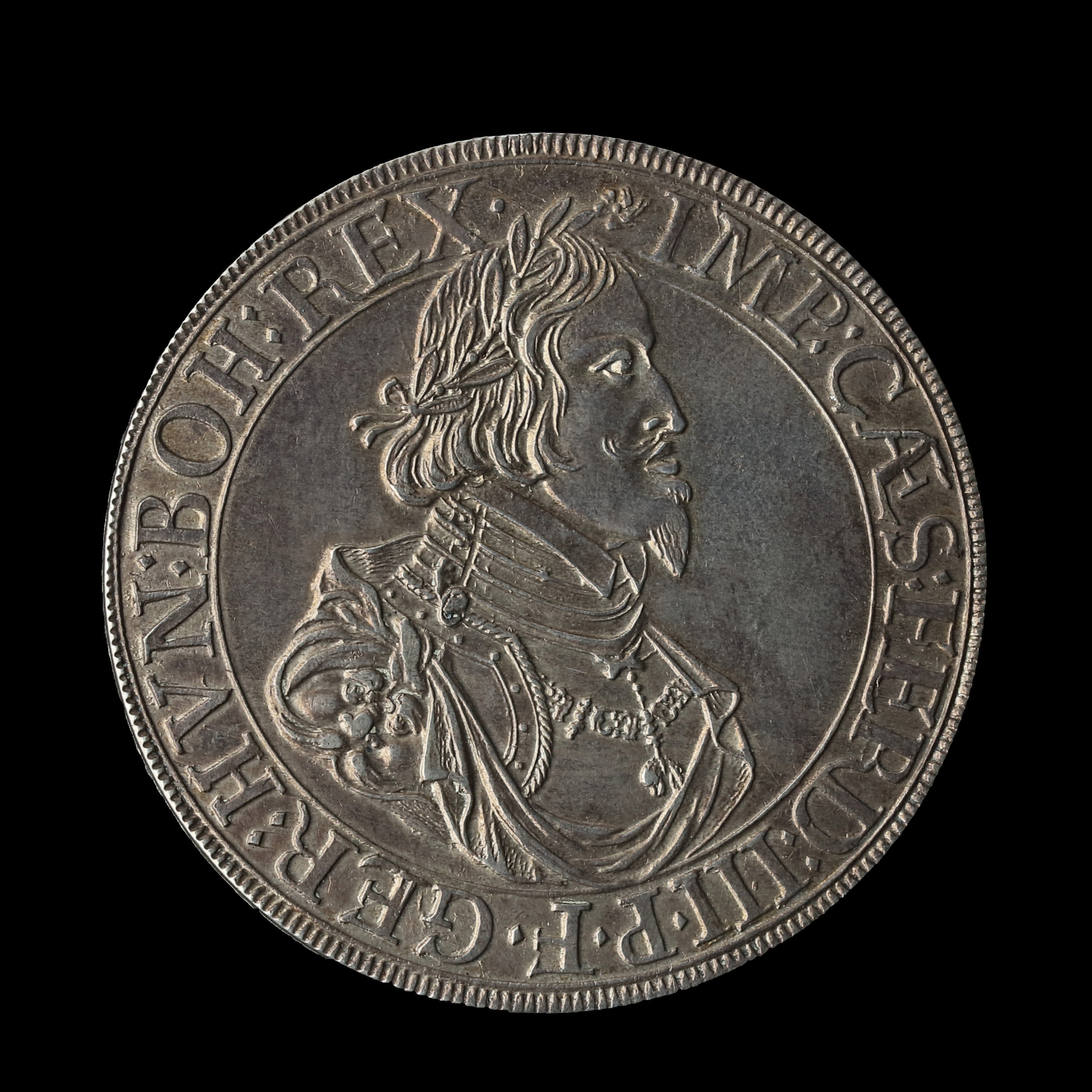 Two 'schraubtalers' which each unscrew to reveal a portrait with mica overlays