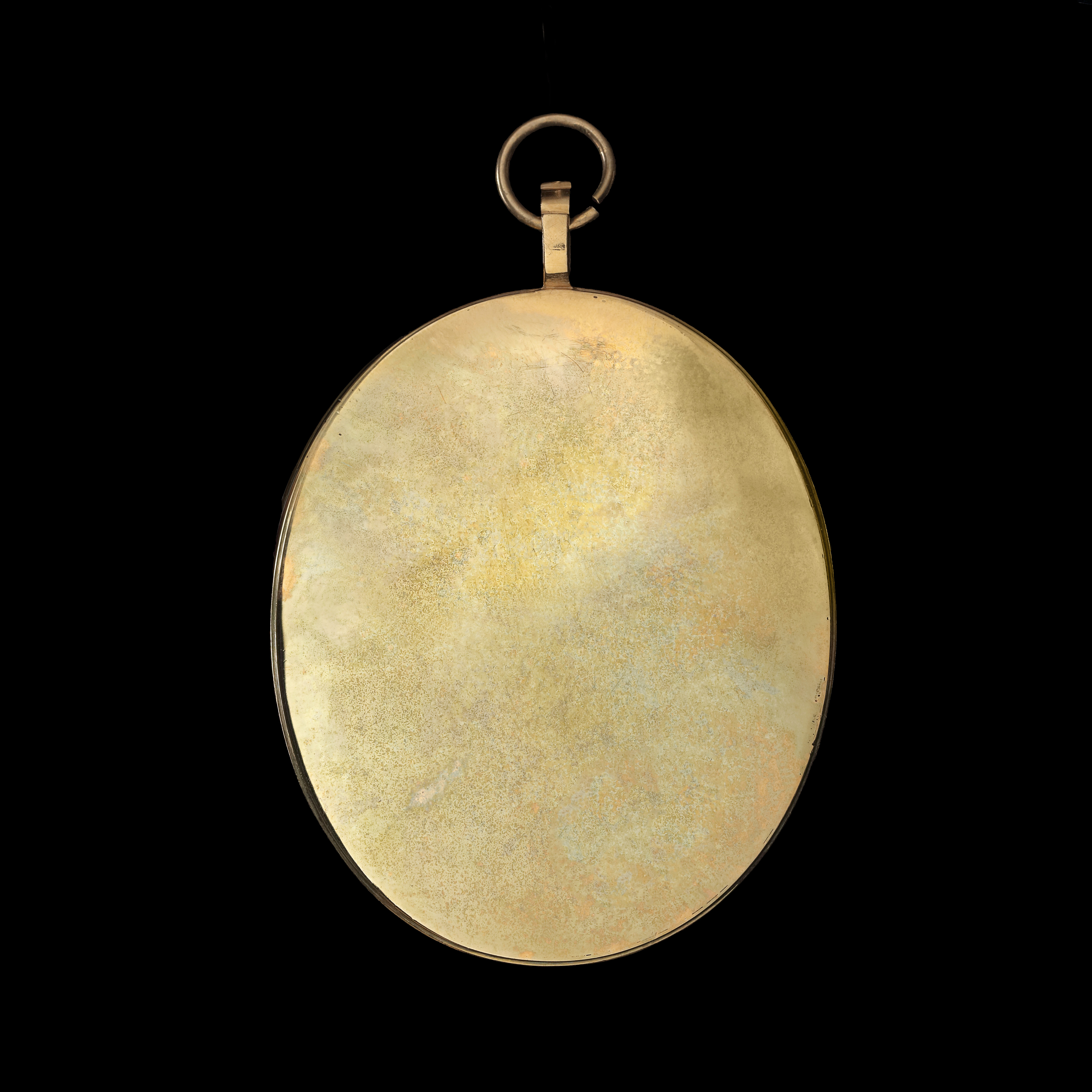 Portrait miniature of a Lady, Traditionally identified as Viscountess Townshend, later Anne, 1st Marchioness Townshend (b.c.1752-1819), wearing a blue fur-trimmed coat, white embroidered dress, her hair powdered auburn and worn up; 1777