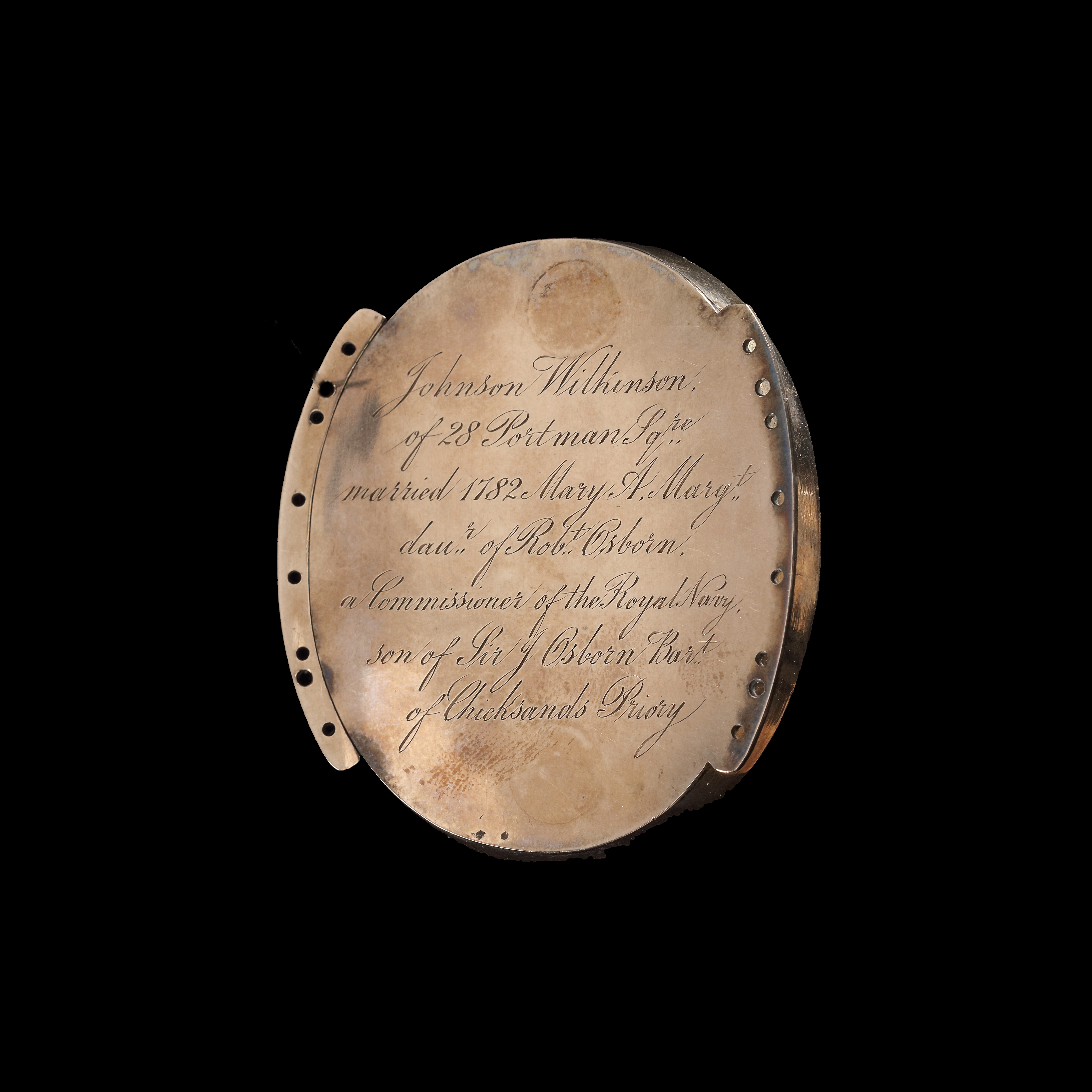 Mary Anne Magaret (née Osborn) and Johnson Wilkinson; circa 1782